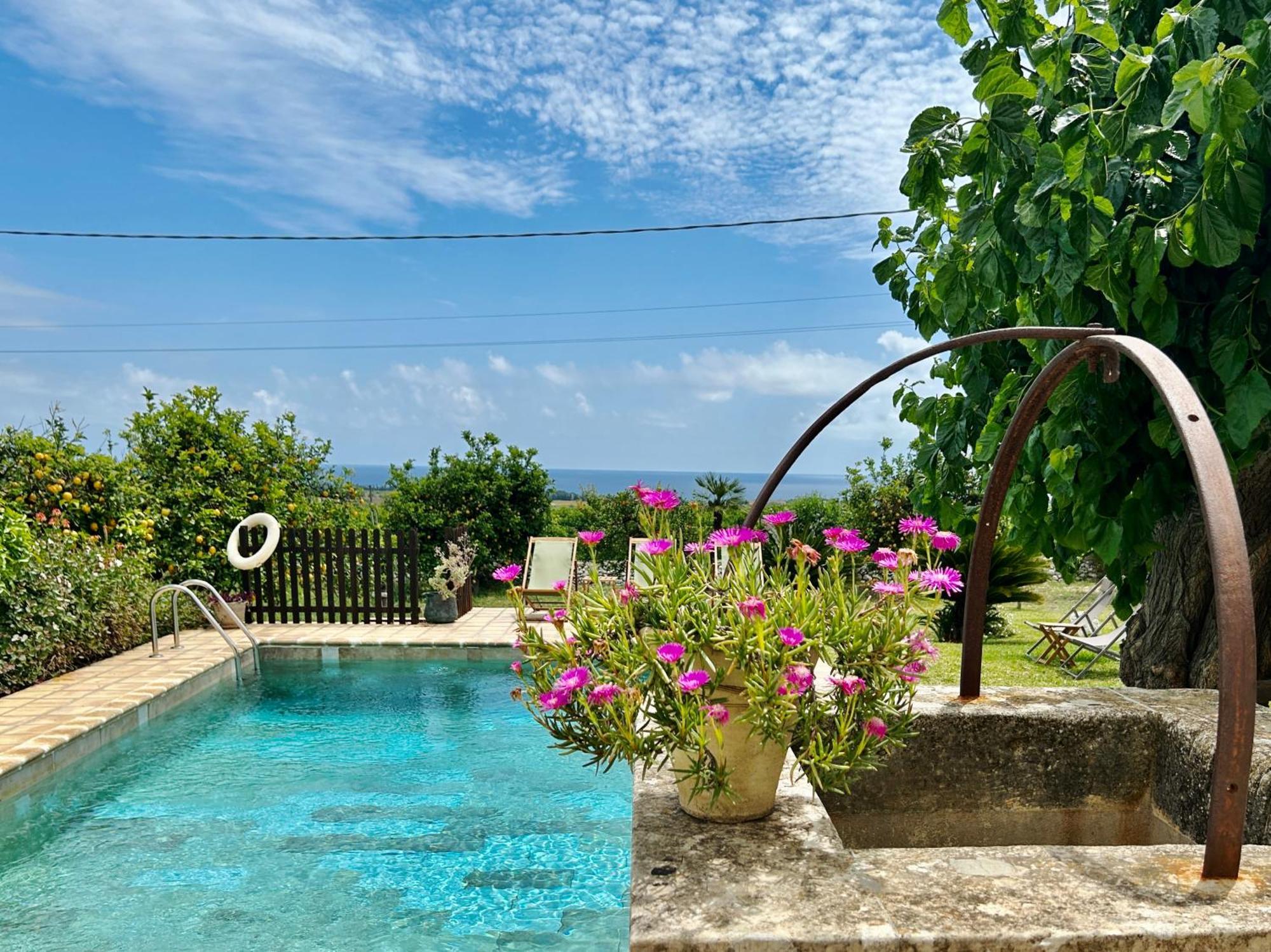 Authentic Sicilian Charm, Pool, Sea View, Wi-Fi & Parking Villa อาโวลา ภายนอก รูปภาพ